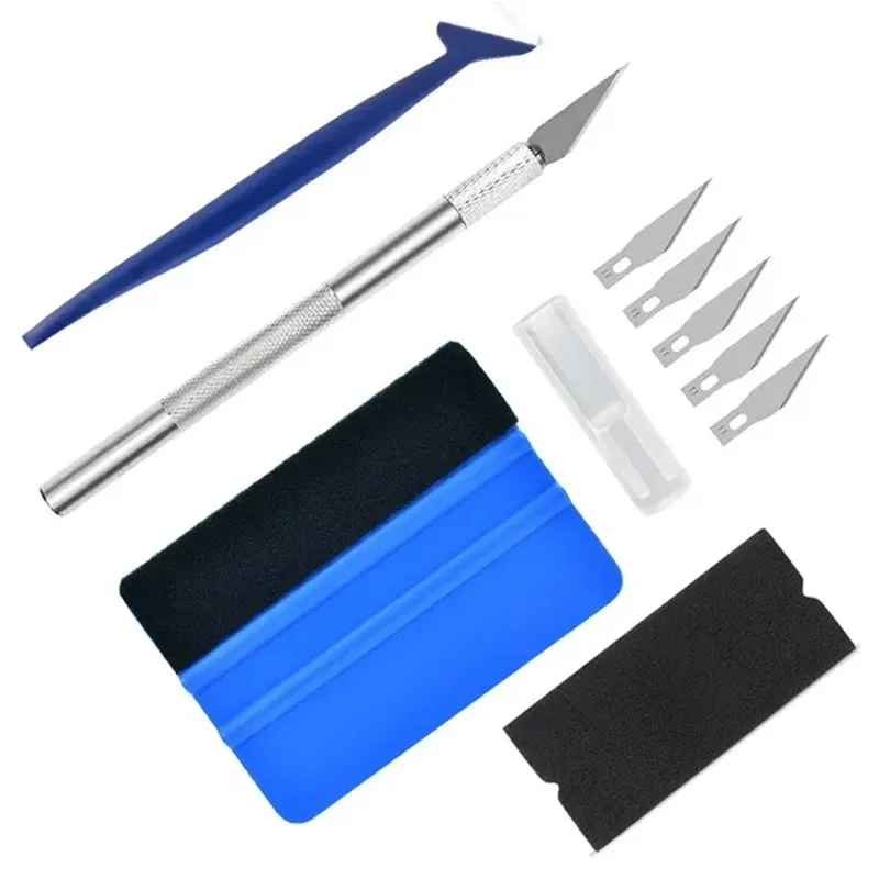 Tinted Window Film - 10pcs/set Car Wrapping Tools Kit Vinyl