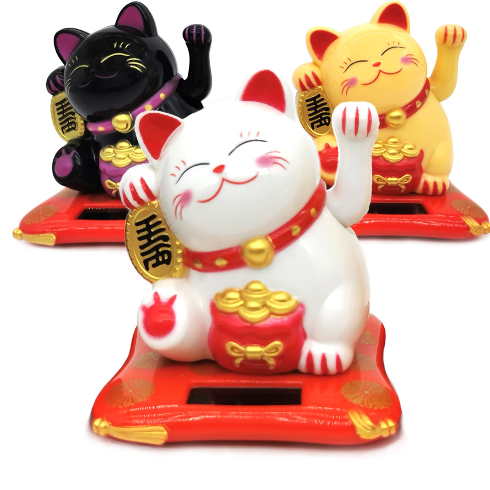 Car Accessories Oman - 1Pc Mini 2.9inch Lucky Cat Figurine