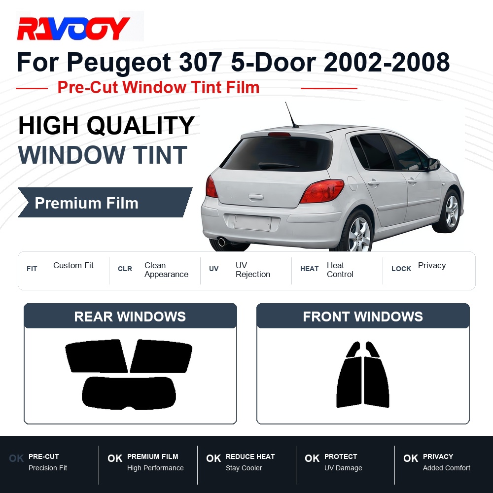 Premium Pre-Cut Window Tint Fo - Tinted Window Film recension och pris