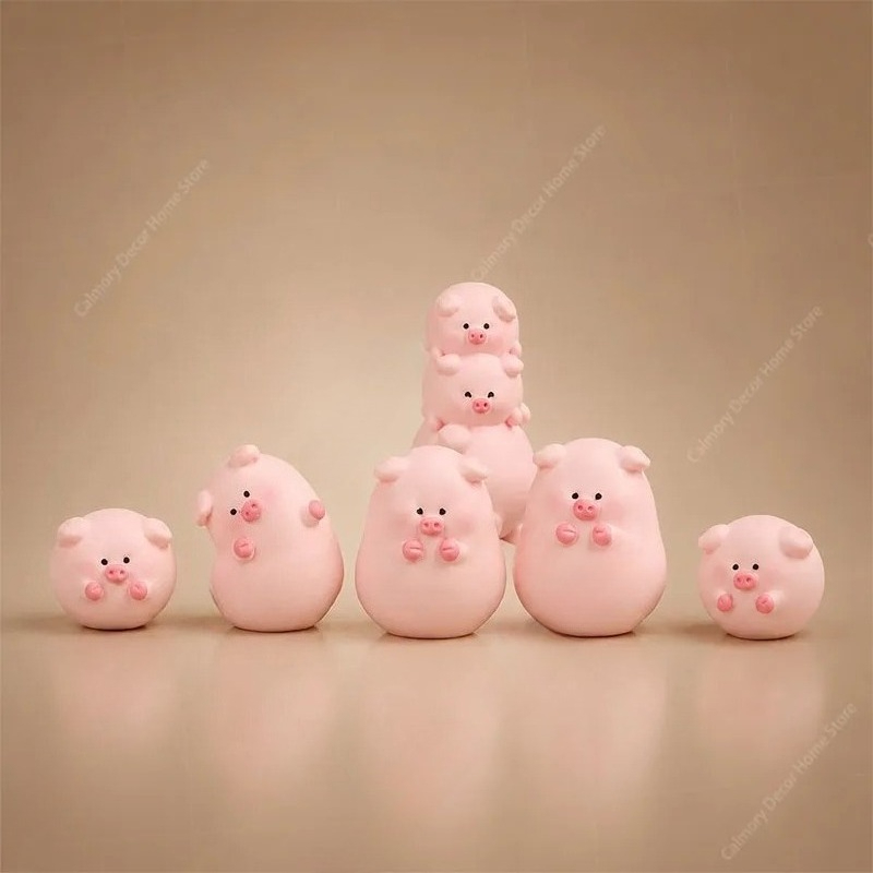 1PC Cute Mini Piggy Ornament C - Car Accessories Oman recension och pris