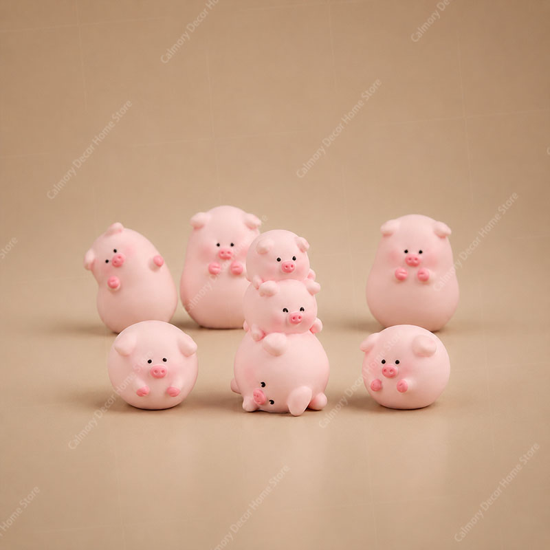 1PC Cute Mini Piggy Ornament C - Car Accessories Oman recension och pris