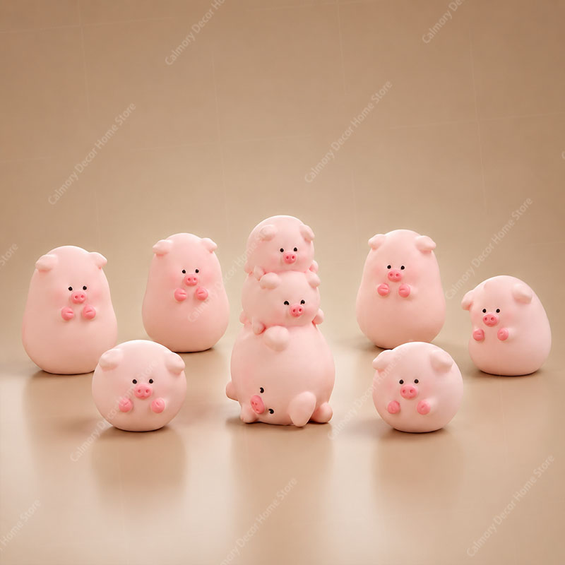 1PC Cute Mini Piggy Ornament C - Car Accessories Oman recension och pris