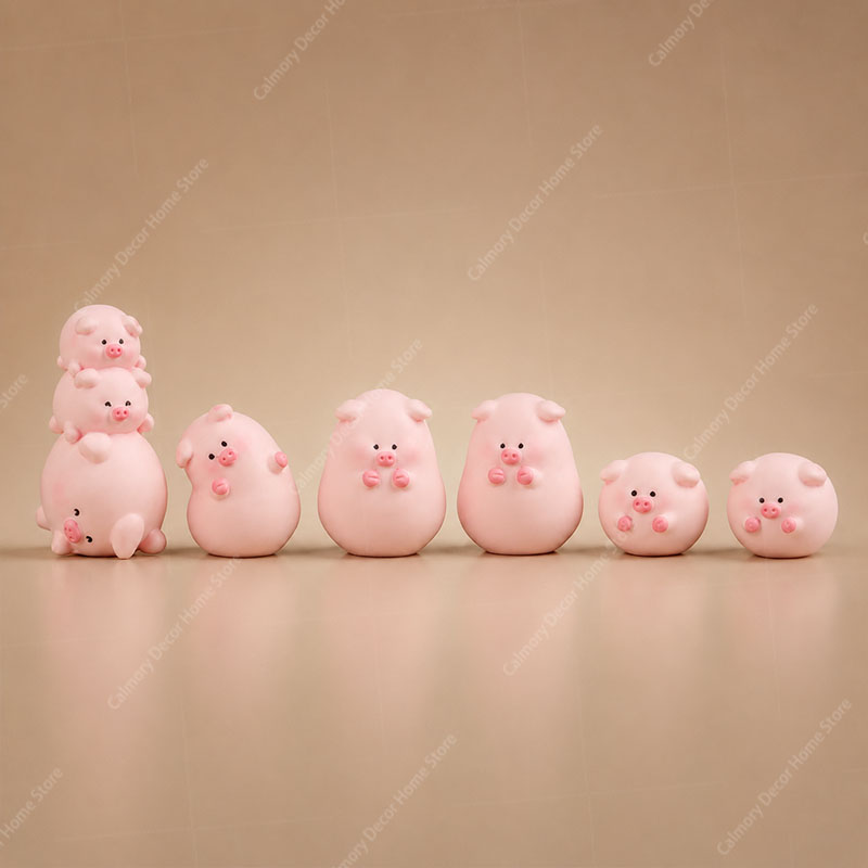 1PC Cute Mini Piggy Ornament C - Car Accessories Oman recension och pris