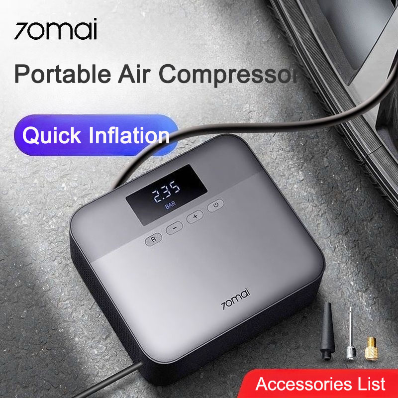 70mai Portable Air Compressor  - Car Portable Tire Inflator recension och pris
