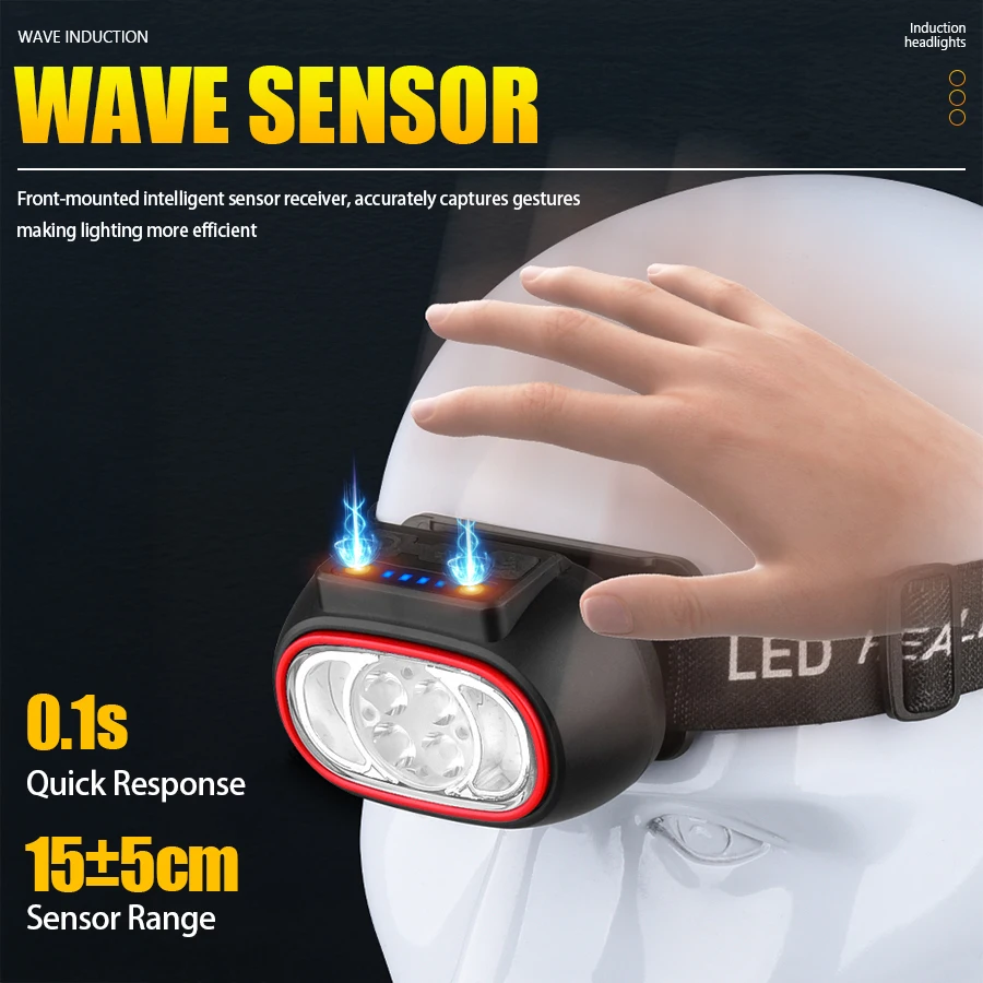 C2 Powerful 4 LED Sensor Headl - Led Headlight Bulbs recension och pris