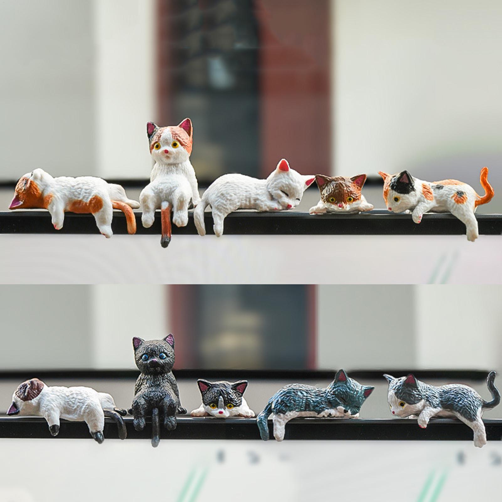 10pcs Cute Mini Cat Ornament C - Car Accessories Oman recension och pris