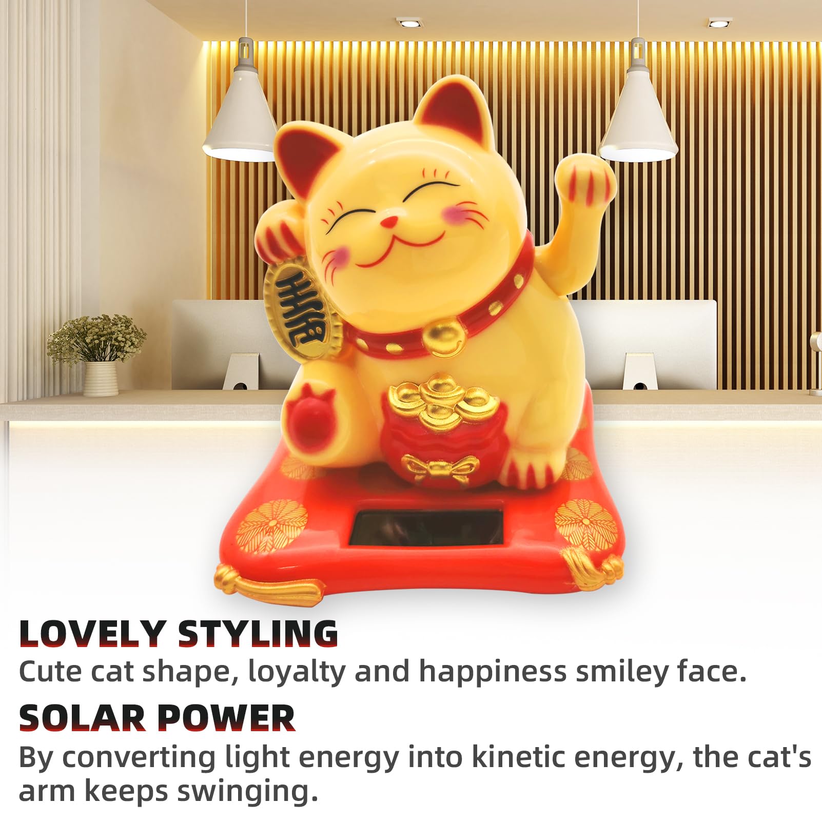 1Pc Mini 2.9inch Lucky Cat Fig - Car Accessories Oman recension och pris
