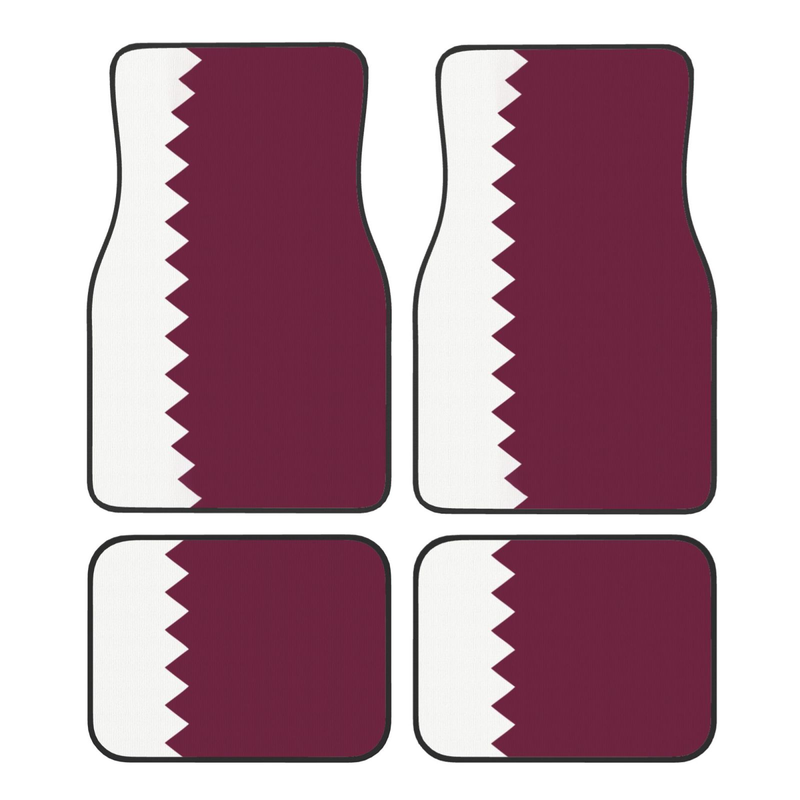Flag of Qatar Pattern Car Floo - Car Accessories Qatar recension och pris