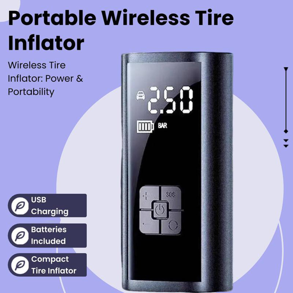 Tire Inflator Portable For Car - Car Portable Tire Inflator recension och pris